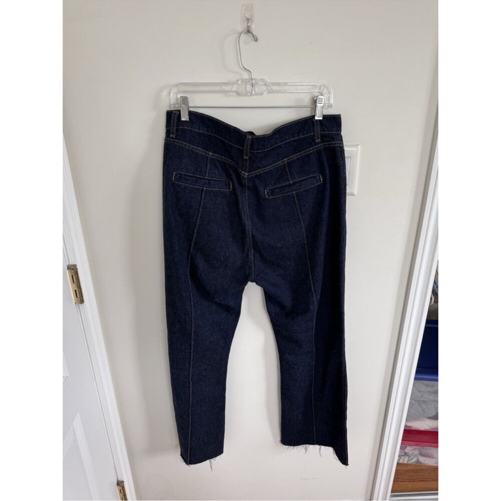 Reformation Fiona Cropped Denim Jacket And Mia Bootcut Jeans Set M - Picture 11 of 13